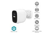Inteligentny dom - Nedis SmartLife outdoor camera Wi-Fi 4MP Quad HD 1440p / 2560x1440 IP66 With motion sensor Night vision White - WIFICBO32WT