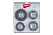 Wiertla & Bity - Makita D-65729 Wire Wheel Brush 4 Pieces - D-65729