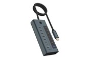 USB hub - ICY BOX IB-HUB1457-C31 USB hub - 7 - Szary - IB-HUB1457-C31