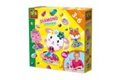 Kreatywne gry - SES Creative Diamond Dancers - Craft Kit to Make Paper Dancing Dolls - Decorate with 65 Diamond Stickers - S14048
