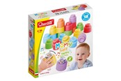 Zabawki dla niemowląt - Quercetti - Momy Soft Building Blocks with Sound 18 pcs. - 04145