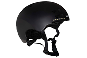 Zabawki na zewnątrz - Hudora Skater Helmet with Kled and Led Black Size S (53-55cm) - 84178