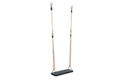 Zabawki na zewnątrz - Hudora Rubber Swing Black - 72175/00