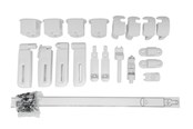 Akcesoria dla niemowlat - BabyDan Fittings for FlexiFit Metal/Ebba Safety Gate Metal whitE - 300332