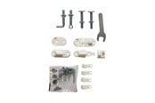Akcesoria dla niemowlat - BabyDan Fittings for MultiDan / Liva Safety Gate metal White - 300339