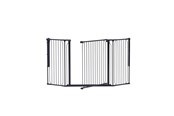 Akcesoria dla niemowląt - BabyDan CombiFit M Safety Gate 90-146 cm black - 501505