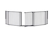 Akcesoria dla niemowlat - BabyDan CombiFit XL Safety Gate 90-278 cm black - 501507
