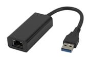 Adapter Sieciowy  (karta sieciowa, serwer druku, itp.) - Deltaco USB-A Gigabit Network Adaptor - USB3-GIGA-MAPT