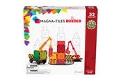 Klocki konstrukcyjne - Magna-Tiles Builder 32-Piece Magnetic Building Set - 90226