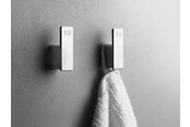 Akcesoria lazienkowe - Unidrain Reframe Collection towel hooks (x2) Brushed steel - 7070