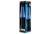 Lampa dziecieca - Lava Lamp Neon 37cm Blue/Clear Black Base - 605904