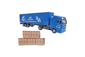 Samochody i pojazdy - Kids Globe Man Truck with Trailer 30cm - 540568