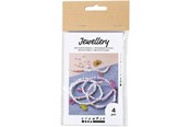 Artykuly Artystyczne & Rzemieslnicze - Creativ Company - Mini Hobbyset Jewelry Shrink Wrap Bracelets Purple - 977614