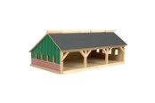 Zabawki drewniane - Kids Globe Agricultural shed 3 compartments Small 1:87 - 610491