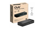 Przełącznik ekranu i dźwięku - Club 3D CSV-1385 - video/audio splitter - 1 to 4 4K120Hz - 4 ports - CSV-1385