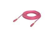 Kabel sieciowy - Ubiquiti UniFi OM4 Duplex LC UPC Fiber Patch Cable 15m - Różowy - 15 meter - UACC-OFC-M2-LULU-15M