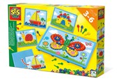 Kreatywne gry - SES Creative Mosaic Board with Cards - 14898