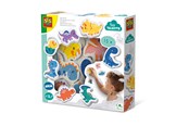 Zabawki dla niemowlat - SES Creative Tiny Talents Bath Dinos - 13214