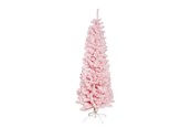 Dekoracje - NORDIC WINTER Christmas tree artificial PVC - 180 x 68 cm - "BLING" Class C - pink - 780-182