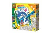 Kreatywne gry - SES Creative Colour by Numbers - Triangular Pens - 14690
