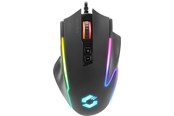 Myszka - Speed-Link Speedlink DECUS NX RGB Gaming Mouse - Rubber Black - Myszka do gier - Optyczny - 6 - Czarny - SL-680024-RRBK