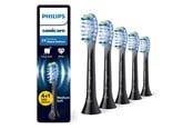 Szczoteczka elektryczna do zębów - Philips Akcesoria Sonicare Premium Plaque Defence - Black - 4+1 pcs - HX9045/88