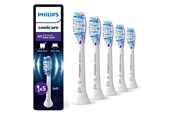 Szczoteczka elektryczna do zębów - Philips Akcesoria Sonicare Premium Gum Care - White - 5 pcs - HX9055/87