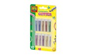 Kreatywne gry - SES Creative Biodegradable Glitter - 10 Colours of Glitter - 00252