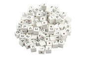 Artykuly Artystyczne & Rzemieslnicze - Creativ Company - Letter Beads White A-Z 92pcs. - 68981
