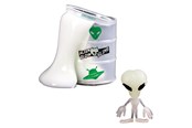Kreatywne gry - Toi-Toys Glow N Fun Oil Barrel with Glow in the Dark Slime Alien - 35808A