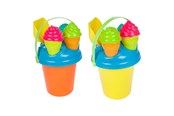 Zabawki na zewnatrz - Toi-Toys Play Out Beach Set Bucket and Ice Molds 8pcs. - 42473Z
