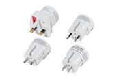 Kable - rózne - Vivanco Travel adapter Set EURO/USA -> World White - 7292