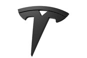 Gadzety - Spigen Tesla Front Emblem Logo Full Cover - carbon - Tesla Model 3 2024 - ACP08548