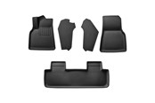 Gadzety - Spigen Tesla Car Mat 1&2Row - black - Tesla Model Y - ACP07579