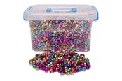 Artykuly Artystyczne & Rzemieslnicze - Colorations - Metallic Pony Beads 4000pcs. - 43BL16