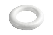 Artykuly Artystyczne & Rzemieslnicze - Creativ Company - Styropor Rings with Flat Back 30cm - 54350