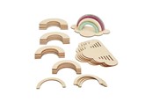 Kreatywne gry - Colorations - Make and Decorate your Own Wooden Rainbow Set of 6 - DYORNB6