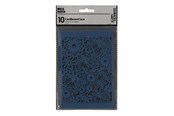 Artykuly Artystyczne & Rzemieslnicze - Creativ Company - Patterned cardboard Blue 10 pcs. - 216914