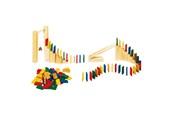 Zabawki drewniane - Goki - Domino Rally Wood 250pcs - HS 440