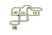 Puzzle - Goki - Floor Puzzle Roads with 2 Vehicles 47pcs. Podłoga - 57422