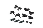 Zarzadzanie kablami - D-LINE Accessory Kit 16x8 Black - RETAP1608B
