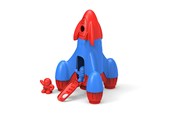 Zabawki dla niemowlat - Green Toys Rocket with Astronauts - GTRKTR1040