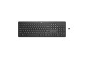 Klawiatura - HP 230 Wireless Keyboard Black Nordic - Klawiatury - Nordycki - Czarny - 3L1E7AA#UUW