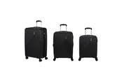 Wolny czas i Podróze - American Tourister Suitcase Niteline Set 3 pcs Black - 150696-1548