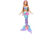 Lalki i akcesoria - Barbie Blooming Magic White Mermaid Doll - JDM72
