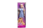 Lalki i akcesoria - Barbie Fashionistas Doll #237 in Blue Bow Halter Dress - HYT93