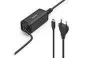 Kabel zasilający (zewnętrzny) - Hama Notebook Power Supply USB-C Gan 100-240V 5-20V/65W - 00200023
