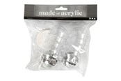 Artykuly Artystyczne & Rzemieslnicze - Creativ Company - Deco Balls Transparent 5cm 10 pcs. - 52143