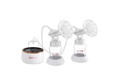 Akcesoria dla niemowląt - NENO Breast Pump Electric Bella Twin Moon White - NEN-MAM-LK021