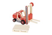 Samochody i pojazdy - Small Foot - Wooden Forklift with Pallet - 12636